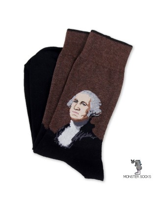 Носки с портретом Джорджа Вашингтона (картина Гилберта Чарльза Стюарта)