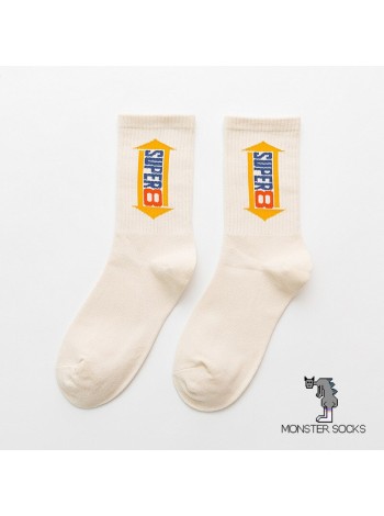Шкарпетки білі з написом Super 8